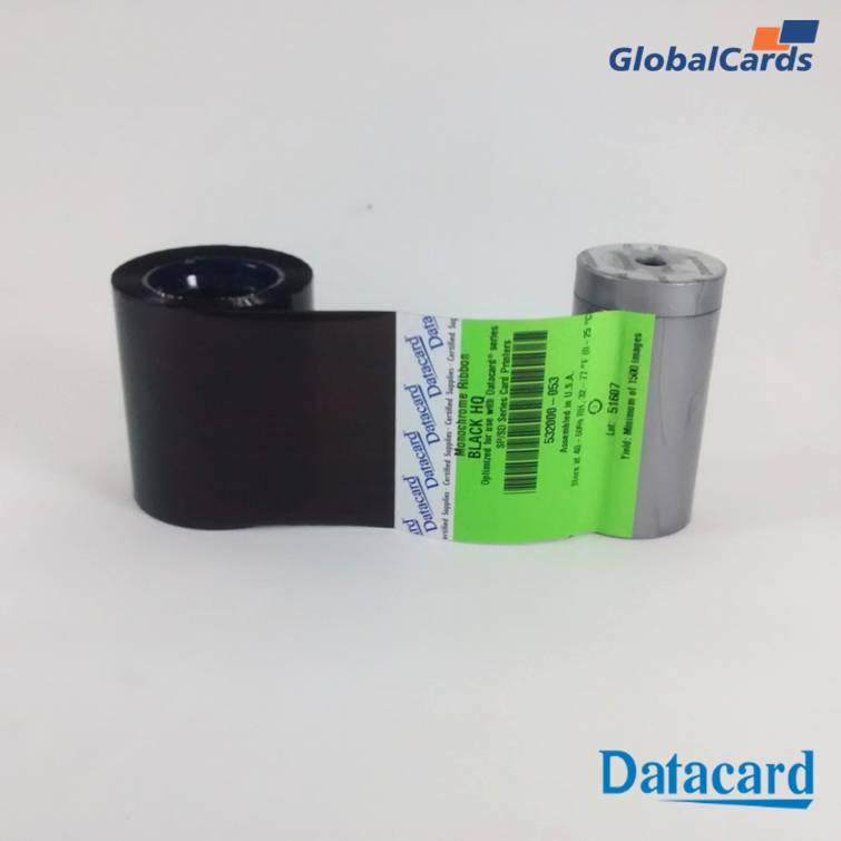 Ribbon Datacard SD260 SP35 SP55 Preto Black HQ 532000-053 1500 imp subst.  552954-501 Globalcards Gráfica e Suprimentos