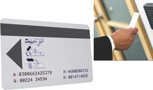 Cartão de proximidade para fechaduras eletrônicas RFID 13,56mhz Inteligente 1Kb -  porta hotel  (cx c/ 100unidades)