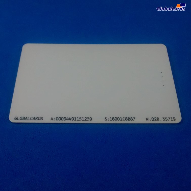Cartão RFID Proximidade ISO SLIM 125Khz Branco Abatrack 14 AWS