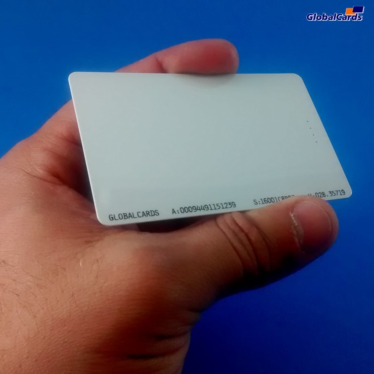 zb1 サノク　認証カード Cartão RFID Proximidade ISO SLIM 125Khz Branco Abatrack 14 AWS