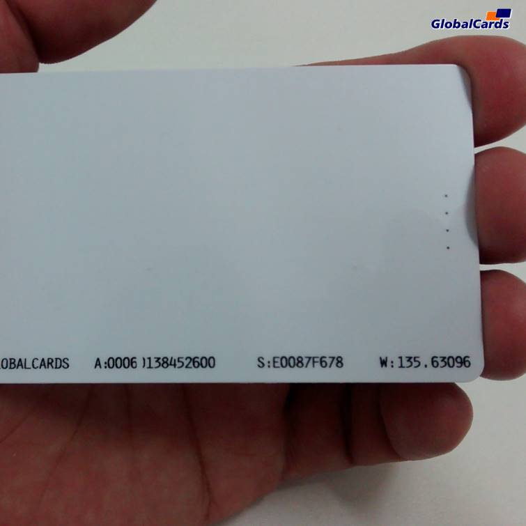 Cartão RFID Proximidade ISO SLIM 125Khz Branco Abatrack 14 AWS