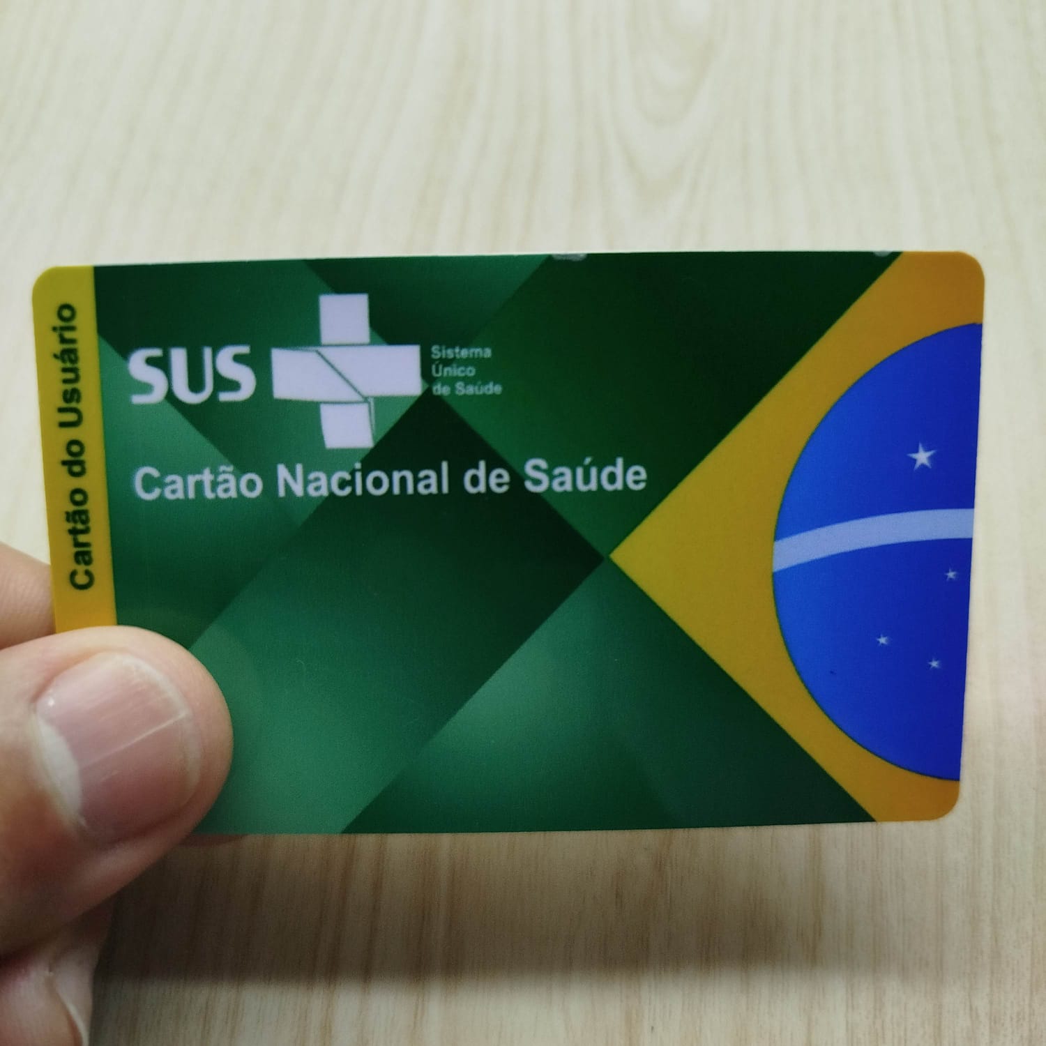 Cartão SUS em PVC 0,76mm 4x4 cores
