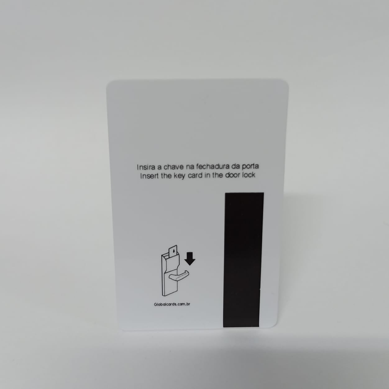 Cartão PVC Fechadura Hotel - Ecomizador de Energia Kaba 1x0cor
