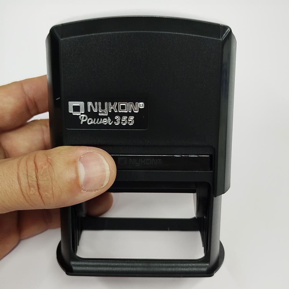 Carimbo Automático CNPJ Nykon 355 P2 60x40mm Personalizado - Gráfica Globalcards