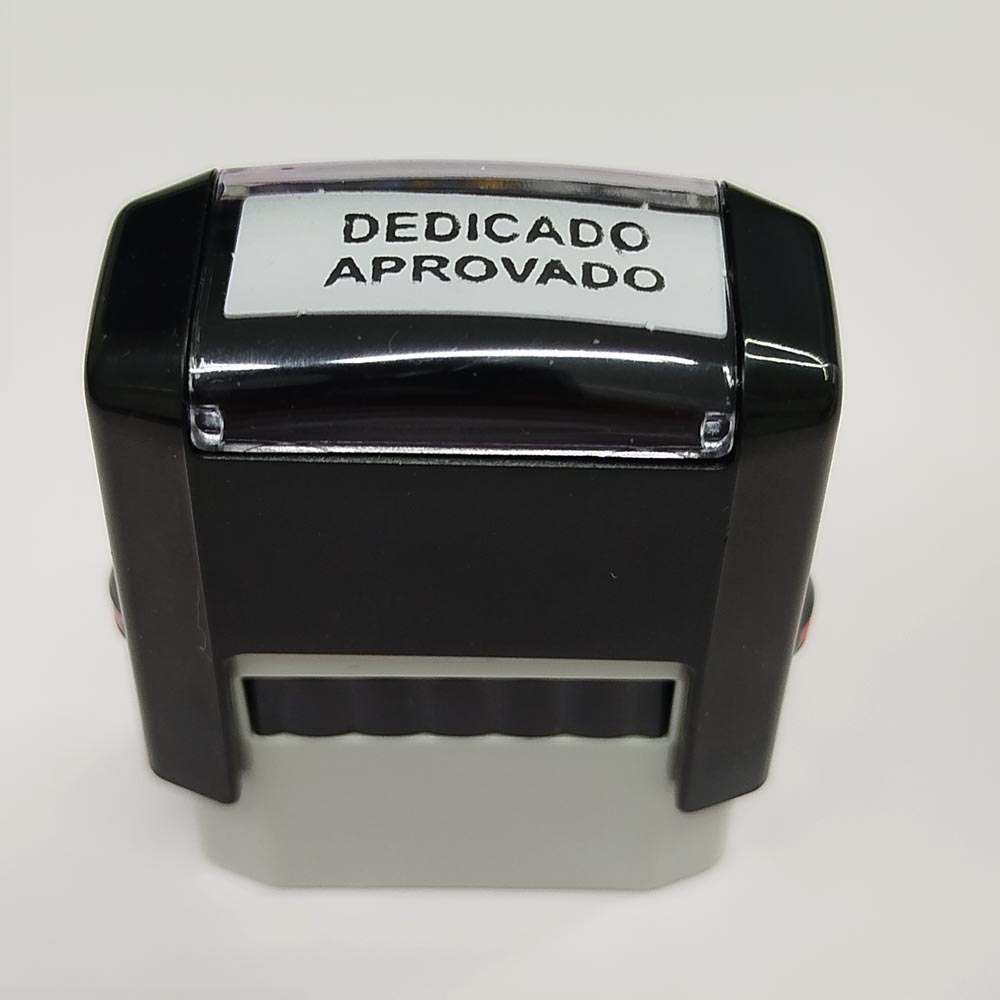 Carimbo Automático Profissional 4910 (26x10mm) Personalizado - Gráfica ...
