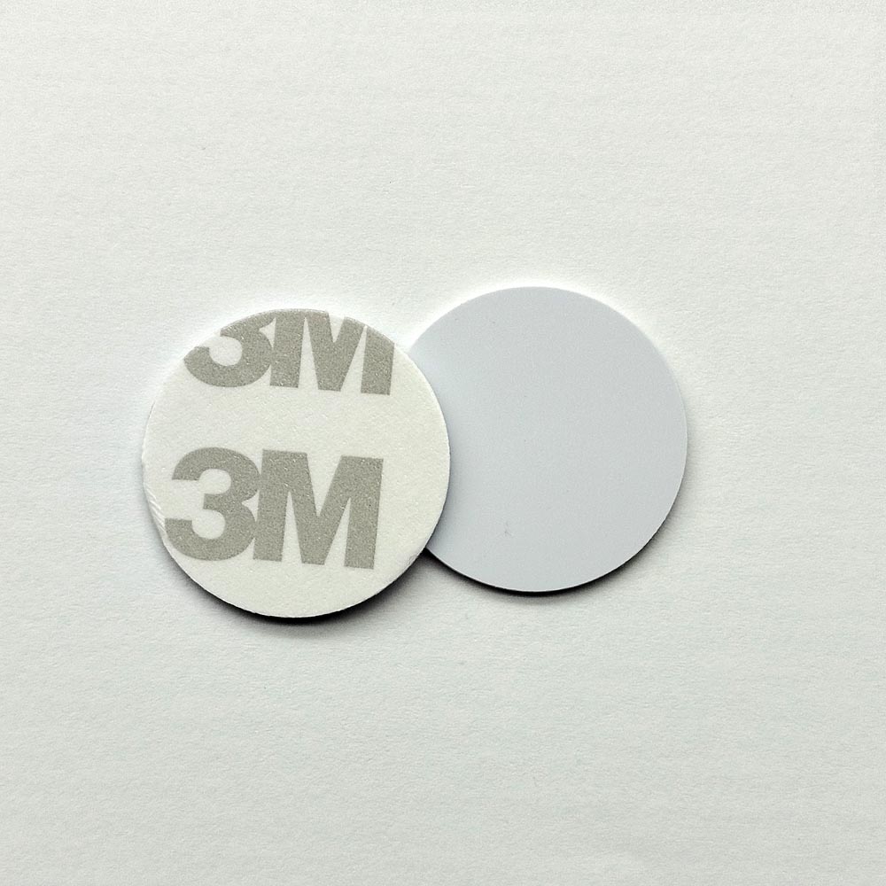 TAG Adesiva RFID Proximidade 125Khz EM4100 diam 25mm (un) - Gráfica Globalcards