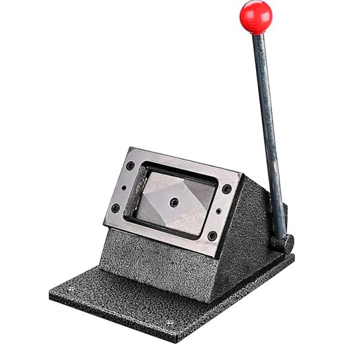 Cortadora para Cartão PVC Crachá 86x54mm de Mesa Manual - Gráfica Globalcards
