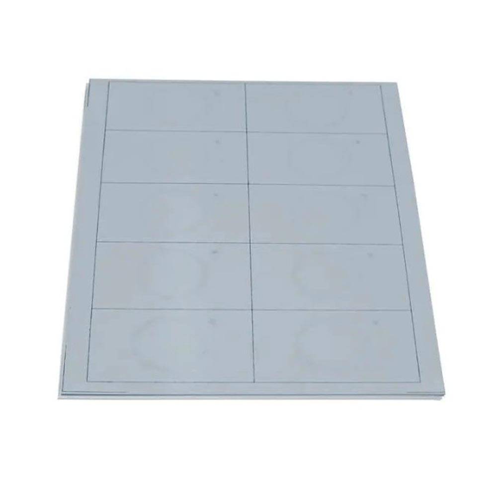 Folha Inlay A4 com chip EM 125Khz TK4100 L3 (10 folhas) - Gráfica Globalcards