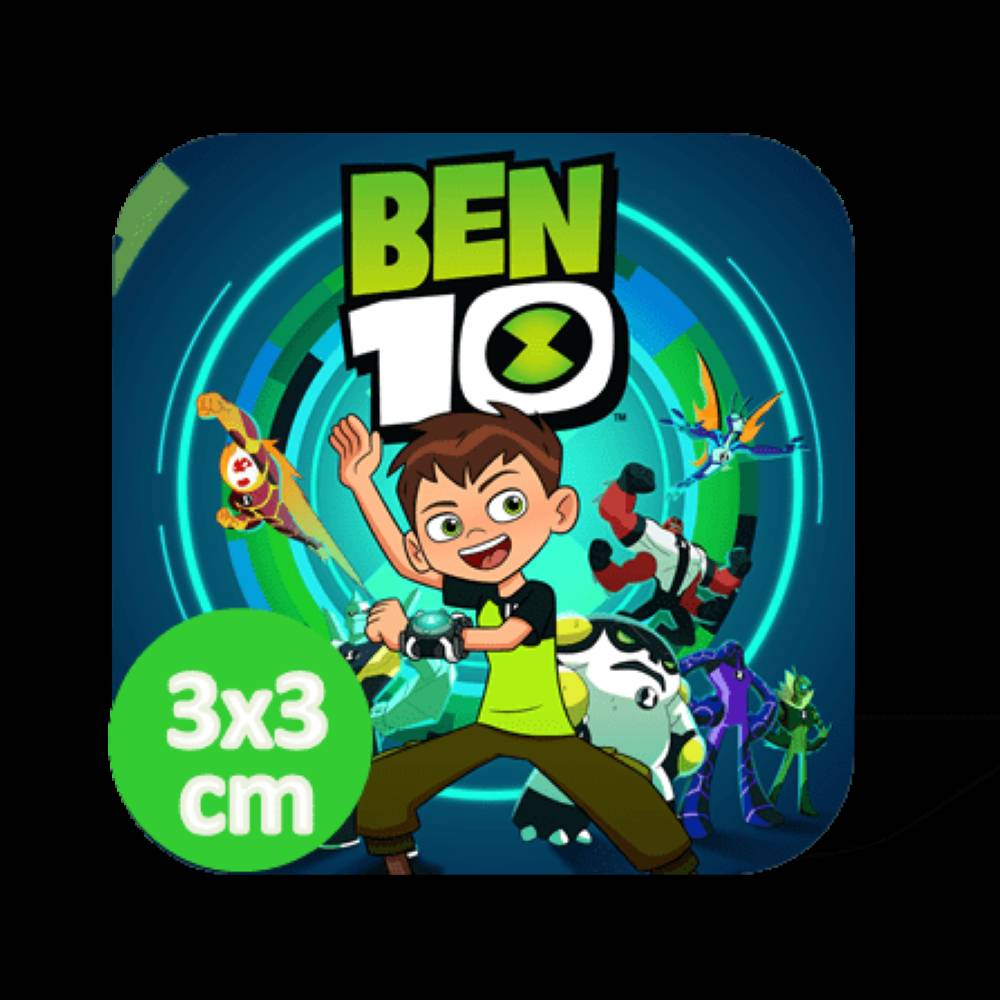 Adesivo de Papel couche 90g 3x3cm 4x0 cores sem verniz - Gráfica Globalcards