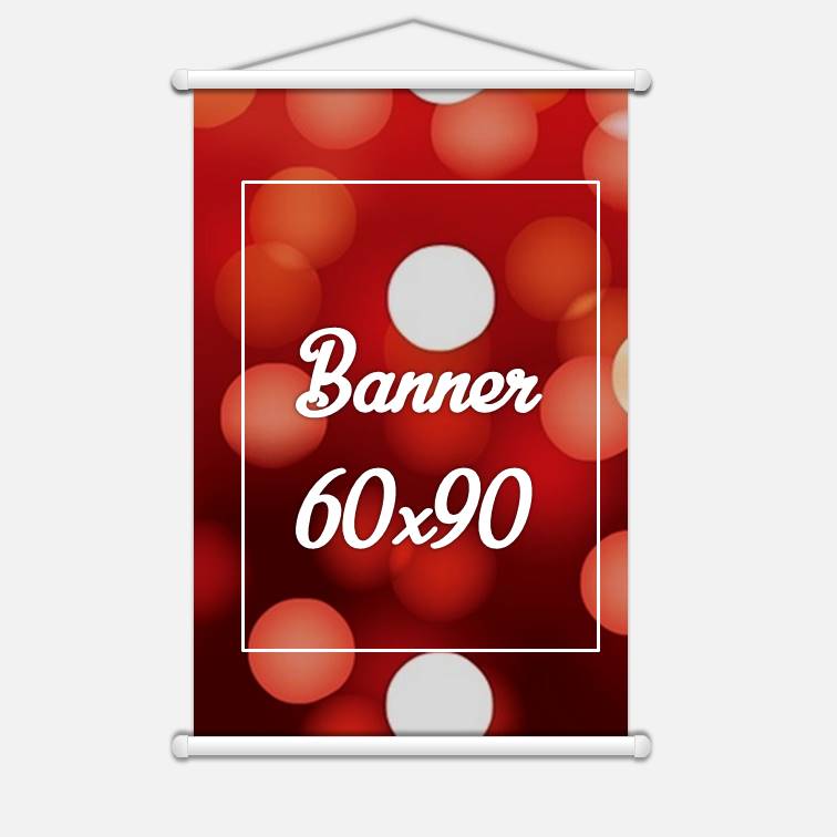 Banner Lona 280gr 60x90cm 4x0 cores