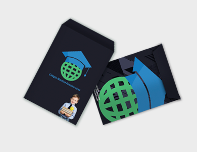 Envelope Offset 90g 24x17cm A5 Personalizado 4x0 Cores Sem Verniz 100 Unidades - Gráfica Globalcards