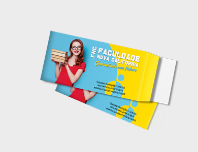 Envelope Offset 90g 23x11cm Carta Personalizado 4x0 Cores Aba Lateral Sem Verniz 100 Unidades - Gráfica Globalcards