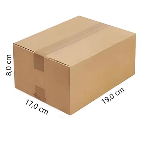 Caixa de Papelão S-1 Px Tamanho 190x170x80mm Envio Correios - Gráfica Globalcards