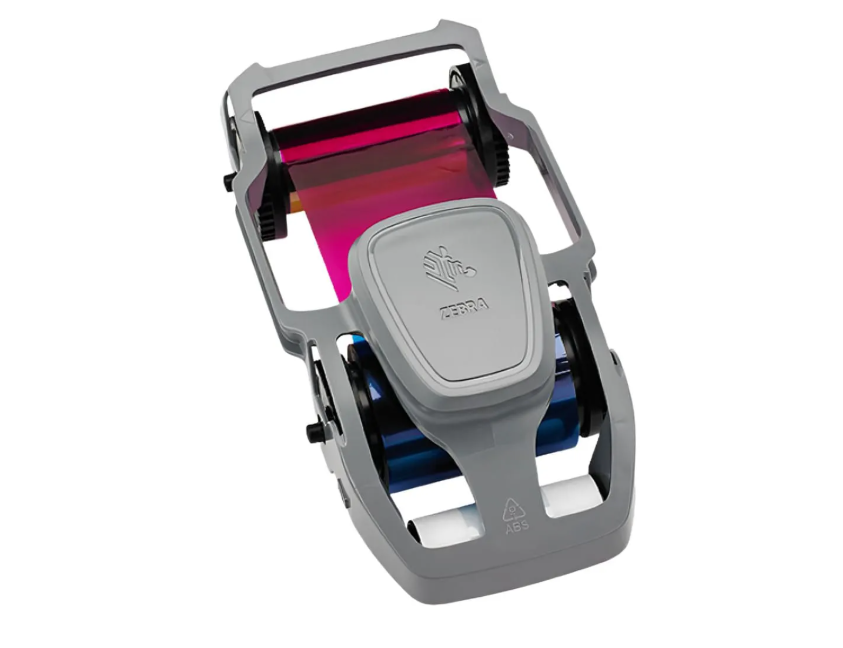 RIBBON ZEBRA 800300-250BR YMCKO color 200imp ZC100 / ZC300 - Gráfica Globalcards