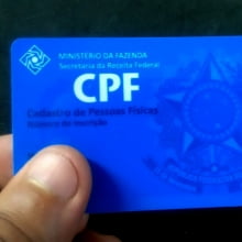 Cartão CPF em PVC 0,76mm 4x4 Cores Impressão Colorida - Ped Mínimo 3