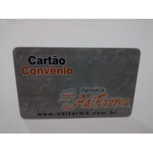 Cartão para Associado Impresso PVC 0,76mm - 4x4 Cores