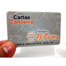 Cartão Pre Impresso PVC 0,76mm - 4x4 Cores 200 unidades