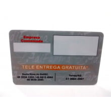 Cartão Pre Impresso PVC 0,76mm - 4x4 Cores 200 unidades