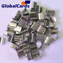 Fixador de solda (chapinha globalcards) para cordão 09mm Terminal sem cabeça 7,5mm