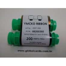 Ribbon Star Colorido YMCKO Point man TP-9200 para 200 impressões  S/ chip