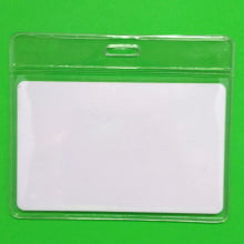 Bolsa de PVC Transparente para Crachá Horizontal 90x60mm (Cento) - Gráfica Globalcards