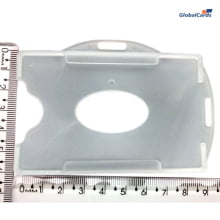 Protetor de Crachá Rígido Transparente 88x57mm Universal - Mín 015 - Gráfica Globalcards