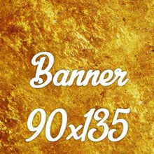 Banner Lona 280gr 90x135cm 4x0 cores