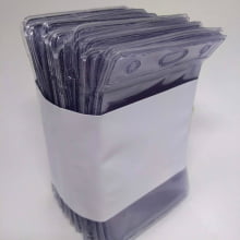 Bolsa de PVC Vertical 60x90mm interno 54x86mm (100 unid.)