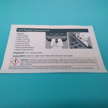 Cartão de Limpeza Curto - Thermal Printer cleaning card