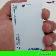 Cartão RFID Proximidade Clamshell 125Khz Branco Abatrack 14 AWS padrão Acura (01unid)