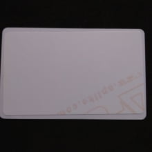 Cartão de PVC Branco 0,76mm CR-80 Adesivado caixa com  100 unidades