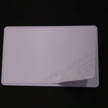 Cartão de PVC Branco 0,76mm CR-80 Adesivado caixa com 100 unidades