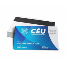 Cartão para Associado Dados Variáveis PVC 0,76mm - 4x4 Cores