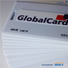 Cartão pvc Proximidade 125Khz Wave Card Clamshell compatível Indala