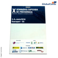 Credencial Eventos Papel Supremo 300g 10x15cm Lote com 100 unidades