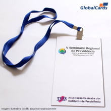   Credencial Eventos Papel Supremo 300g 10x15cm Lote com 50 unidades