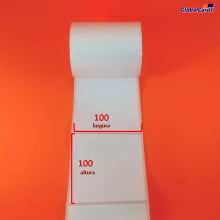 Etiqueta Adesiva BOPP 100x100mm x 1 coluna