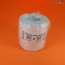 Etiqueta Adesiva BOPP 80x50mm x 1 coluna