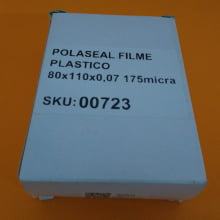Polaseal Filme Plástico  80x110x0,07 (175micra) para RG ou PIS
