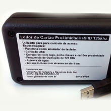 Leitor de Proximidade RFID 125k cartão, tags, porta-chaves Leitor de Proximidade RFID 125k cartão, tags, porta-chaves