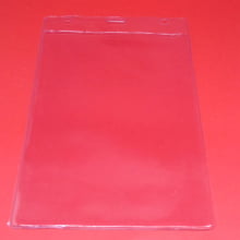 Bolsa para Credencial em PVC Transparente 10x15cm Vertical (Sem Cordão) 100un