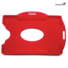 Protetor de Crachá Rígido Vermelho 88x57mm Universal (1 unid)