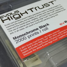 Ribbon Evolis RCT023NAA Preto 2000 Impressões para Primacy