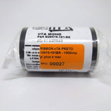 Ribbon IITA  Preto 10010-101BR / M30010-101BR - 1000 impressões  para Impressora iita plus ou iita max