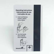 Cartão Magnético Hotel Baixa 4x4 Cores Personalizado com Economizador de Energia - Gráfica Globalcards