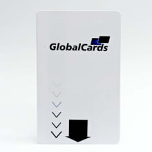 Cartão Fechadura Hotel Magnético Baixa com Economizador de Energia 1x1cor Modelo Kaba  (10un)