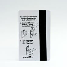 Cartão Fechadura Hotel Magnético Baixa com Economizador de Energia 1x0cor  (10un) - Gráfica Globalcards