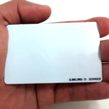 Cartão pvc Smartcard RFID IC 13.56Mhz Inteligente 1K sem contato Branco (cx100) - Globalcards Gráfica e Suprimentos