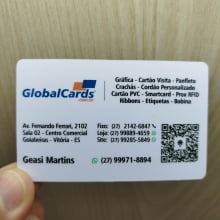 Cartão de Identificação PVC 0,76mm 86x54mm Impressão Frente e Verso Cartão de Identificação PVC 0,76mm 86x54mm Impressão Frente e Verso