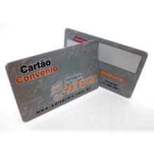 Cartão Fidelidade Arte Única PVC Impresso 4x4 cores 0,76mm (1000un)